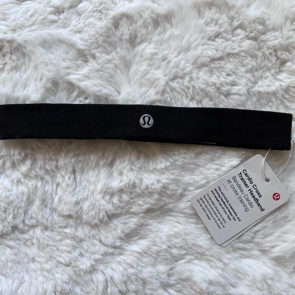 Lululemon Cardio Cross Trainer Headband Black OS | NWT